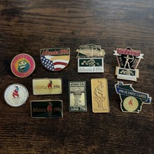 Vintage 1996 Atlanta Olympic Games Pins Lot of 10 pins