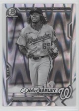 2021 Bowman Draft Chrome Black & White RayWave Refractor Jordy Barley 09l8