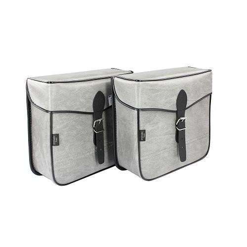 Sacoche s14 rectangle gris pour transporter vos documents 30x30cm