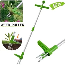 Weeder Root Remover Outdoor Long Handle Killer Weed Puller Removable Stand Up