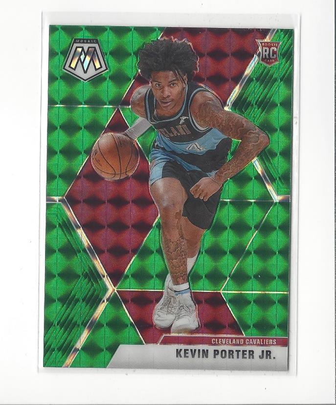 2019-20 Mosaic Mosaic Green #248 Kevin Porter Jr. RC Rookie Cavaliers Rockets