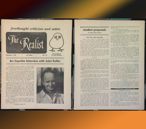 SIXTIES COUNTER CULTURE The REALIST #23 Februar 1961 Impolite Interview Feiffer - Bild 1 von 6