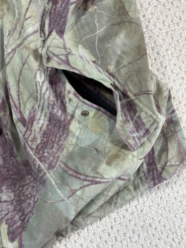 Vintage Woolrich Jacket Mens L Olive Stormseal Brushed Realtree Hardwoods Camo - Picture 17 of 23
