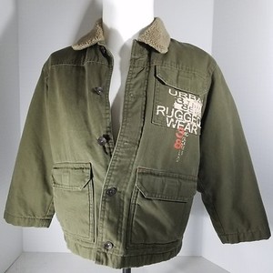 Austin Clothing Co Boys Urban Barn Jacket Khaki Green Size