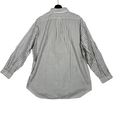 Polo Ralph Lauren Yarmouth Dress Shirt Mens 17.5 34/35 Striped 90s 
