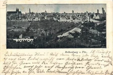 Old postcard AK Rothenburg - GERMANY (944150)