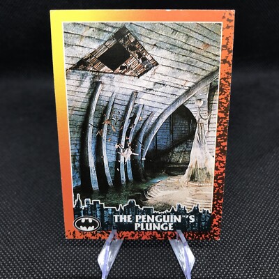 1992 Topps Batman Returns Penguin The 's Plunge #81 Trading Card