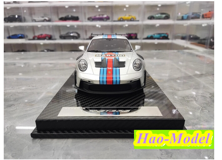 Vip 1/18 Porsche 911 992 GT3 RS Resin Diecast Model Car Hobby 