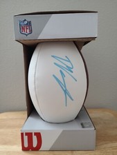 Deuce Vaughn Signed White Panel Ball