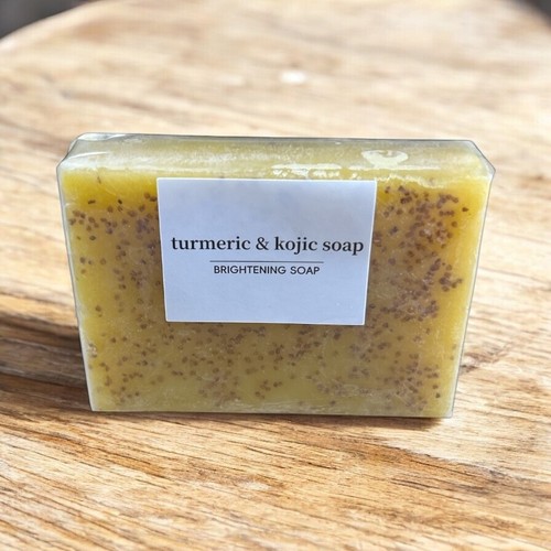 3-Pack Turmeric Glow Soap Bar - Lemon & Kojic Acid, Exfoliating and Moisturizing - Picture 2 of 2