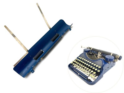 Blue Paper Tray / Support for Corona Four Typewriter Original Part Vtg Antique