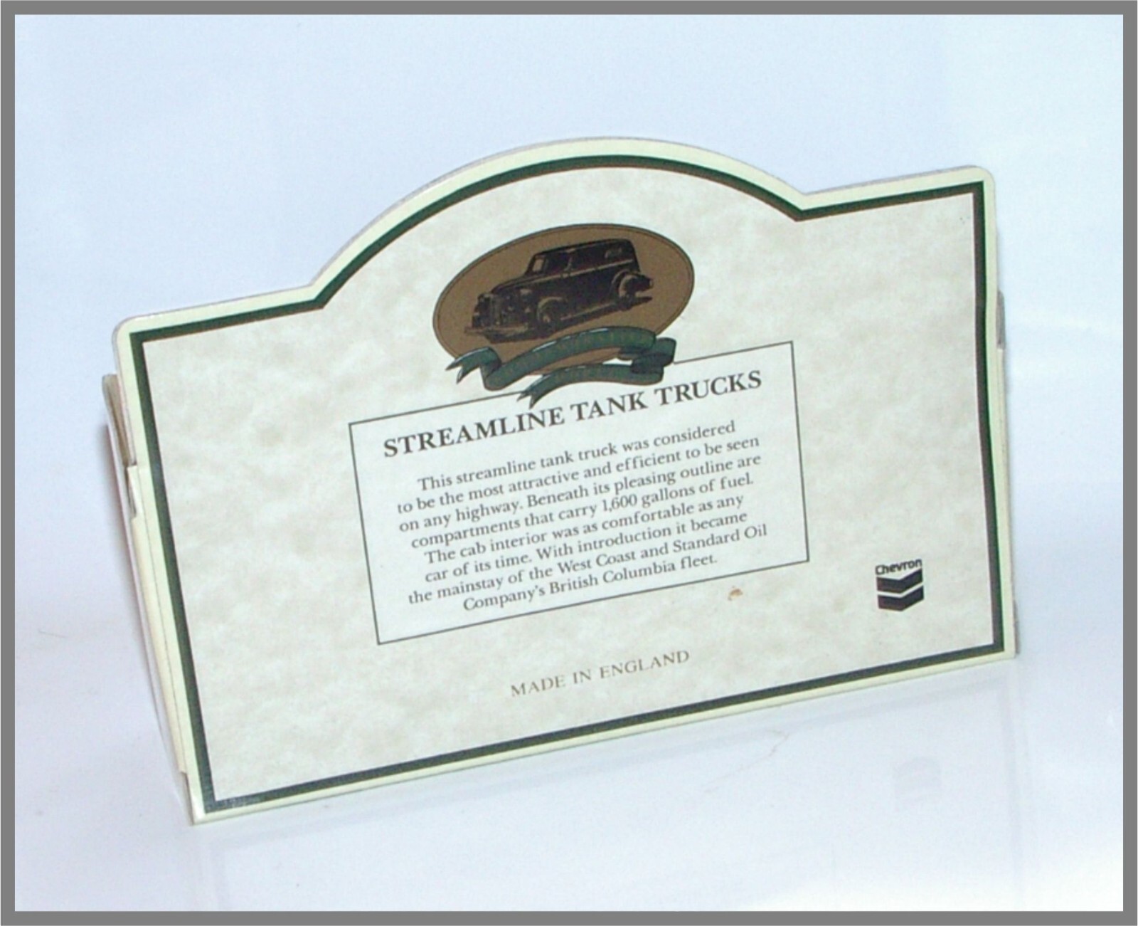 Lledo (London) Ltd. _ Models of Days Gone _ Chevron / Standard Oil Co