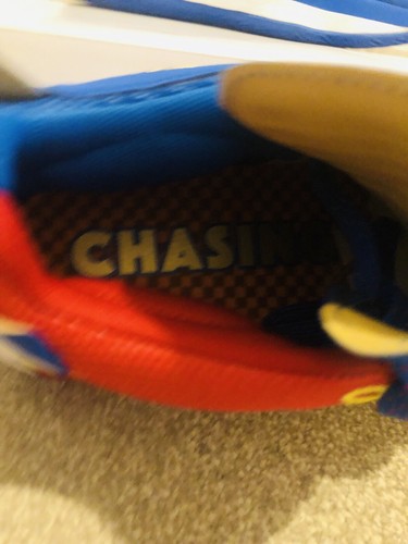 π₯ Sonic The Hedgehog Dame 6 x Sonic Chasing Rings Basketball Trainers Size 11 - Picture 11 of 18