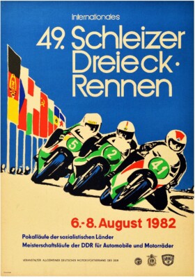 Poster Sport Meeting Canots Genève 1938 – Reproduction HQ 50x70cm