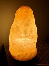 Lampada di Sale ROSA NATURALE dell'Himalaya | Idea Regalo | Relax cromoterapia