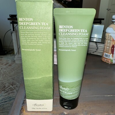 [ BENTON ] Deep Green Tea Cleansing Foam 120g 4.23oz