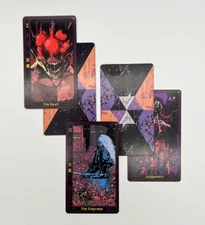 Cyberpunk 2077 (new) - 29 cards tarot deck Purple foiled edges w.