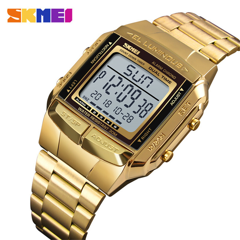 el luminous skmei watch band adjustment