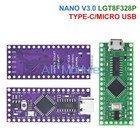 MiniEVB TYPE-C MICRO USB Compatible ATMEGA328 Nano V3 LGT8F328P For Arduino