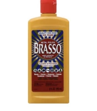 Brasso Metal Polish, Copper, Stainless, Chrome, Aluminum, Pewter & Bronze, 8 oz