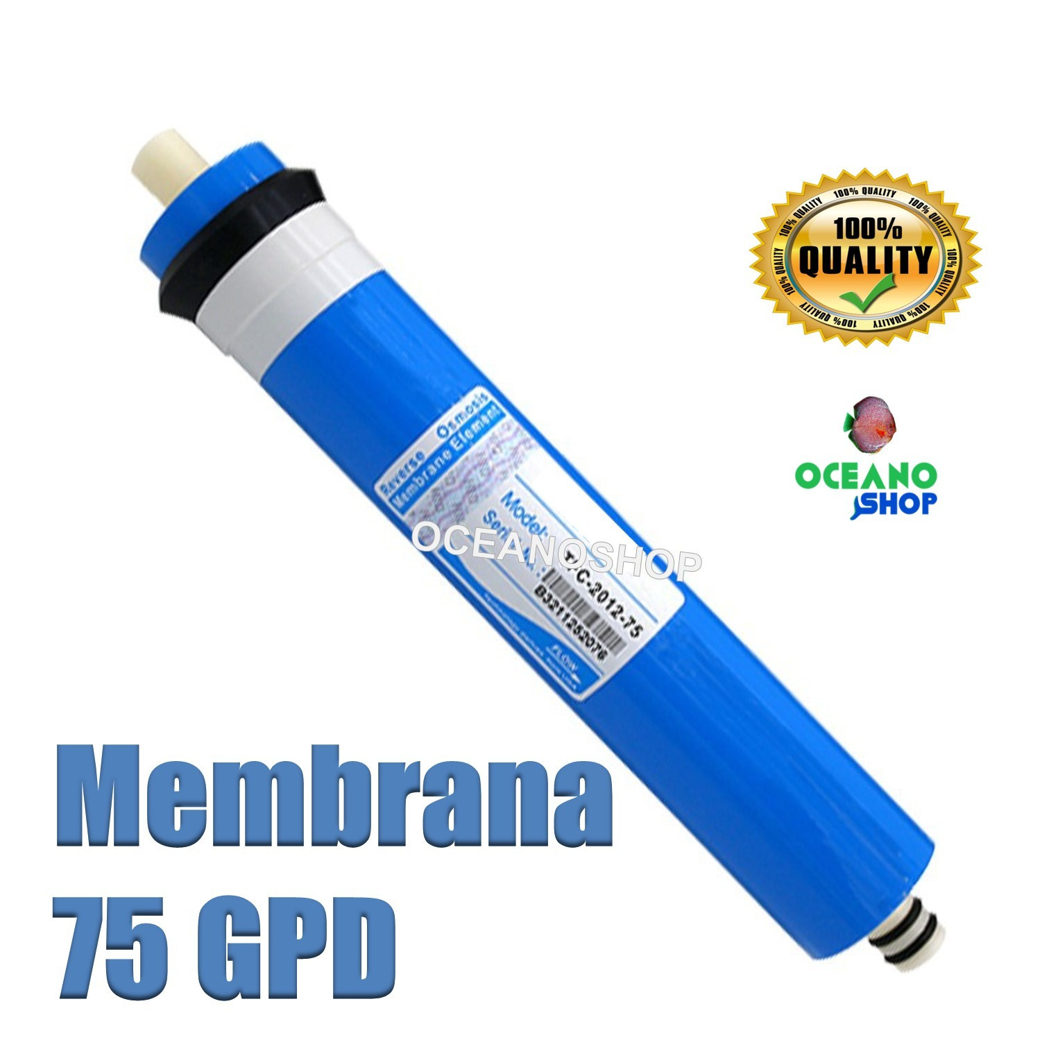 MEMBRANA OSMOSIS UNIVERSAL 75GPD domestica inversa CALIDAD fabricada USA filtro