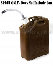 High Flow Military Fuel Can Spout - Multi-fuel 1 Inch Hose With Filter High Flow Military Fuel Can Spout - Multi-fuel 1 Inch Hose With Filter