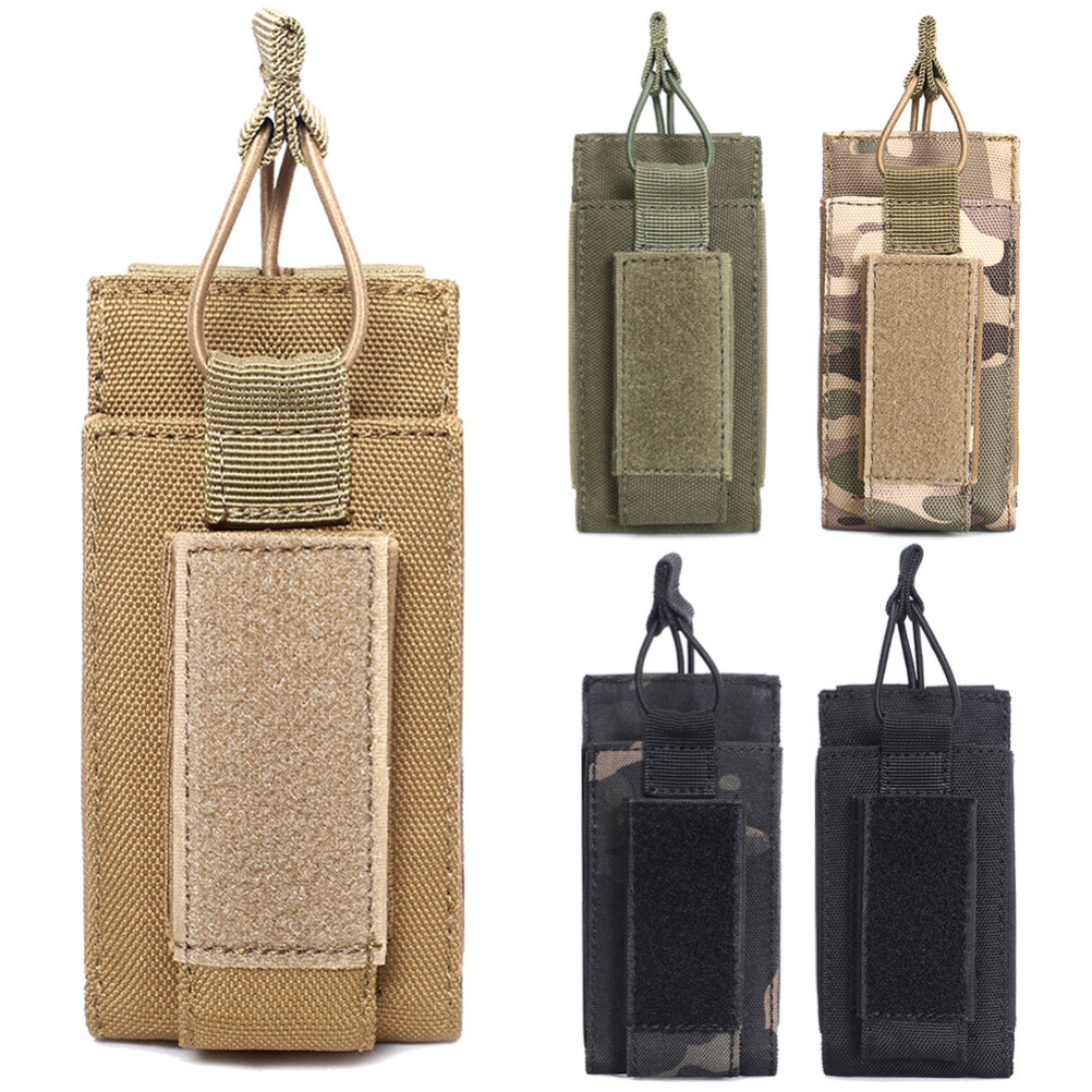 Tactical MOLLE Double Pistol Magazine Ammo Pouch Bag for Secure Storage-image
