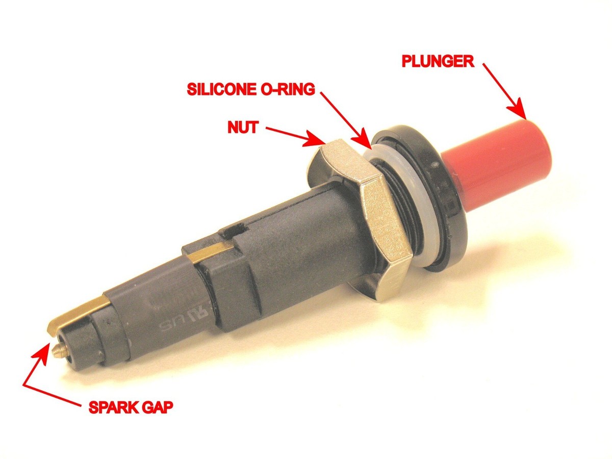 New Custom Spud Potato Launcher Piezo BBQ Grill Igniter Ignitor