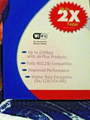 VTG D-Link Air DWL-520+ 2.4 ghz Wireless PCI Adapter 802.11b 22Mbps - Picture 4 of 6
