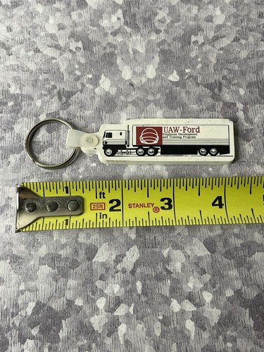 UAW Ford Keychain Employee Development & Training Program USA 1990 Free Ship VTG - Picture 6 of 8