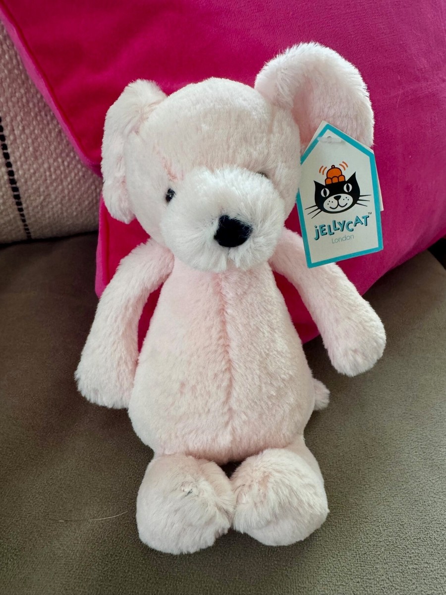 jelly cat ジェリーキャット　Small Bashful Mouse New Small Jellycat Brand Pink Bashful Mouse 8