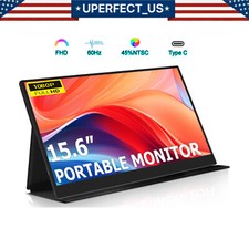15.6" FHD Portable Gaming Monitor IPS HDMI USB C Input For Switch PS4 PS5 Xbox