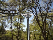 PROCOMM DP4MFPL DIPOLE HF HAMSTICK ANTENNA MOUNT BRACKET 3/8-24 w/ CABLE&SO-239 