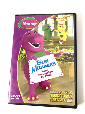 Barney - Best Manners (Invitation To Fun) - DVD - never seen on tv 15 songs.