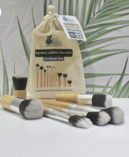 Juego de brochas de maquillaje Eco Earth Market