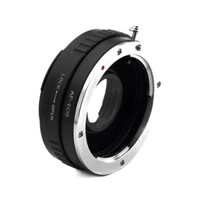 Objektivadapter mit Korrekturlinse AF/MA-EOS Sony Alpha Objektiv an Canon Kamera