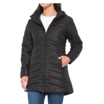 $250 UNDER ARMOUR Down Women Hooded WINTER JACKET COAT Parka Small