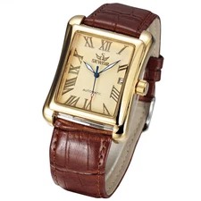  Sewor Mens Tonneau Luxury gents Wrist watch 741-1 Automatic Mechanical Fashion