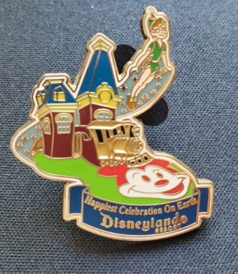 Disney Peter Pan Mickey Mouse Happiest Celebration Disneyland Resort Pin 2005 R1