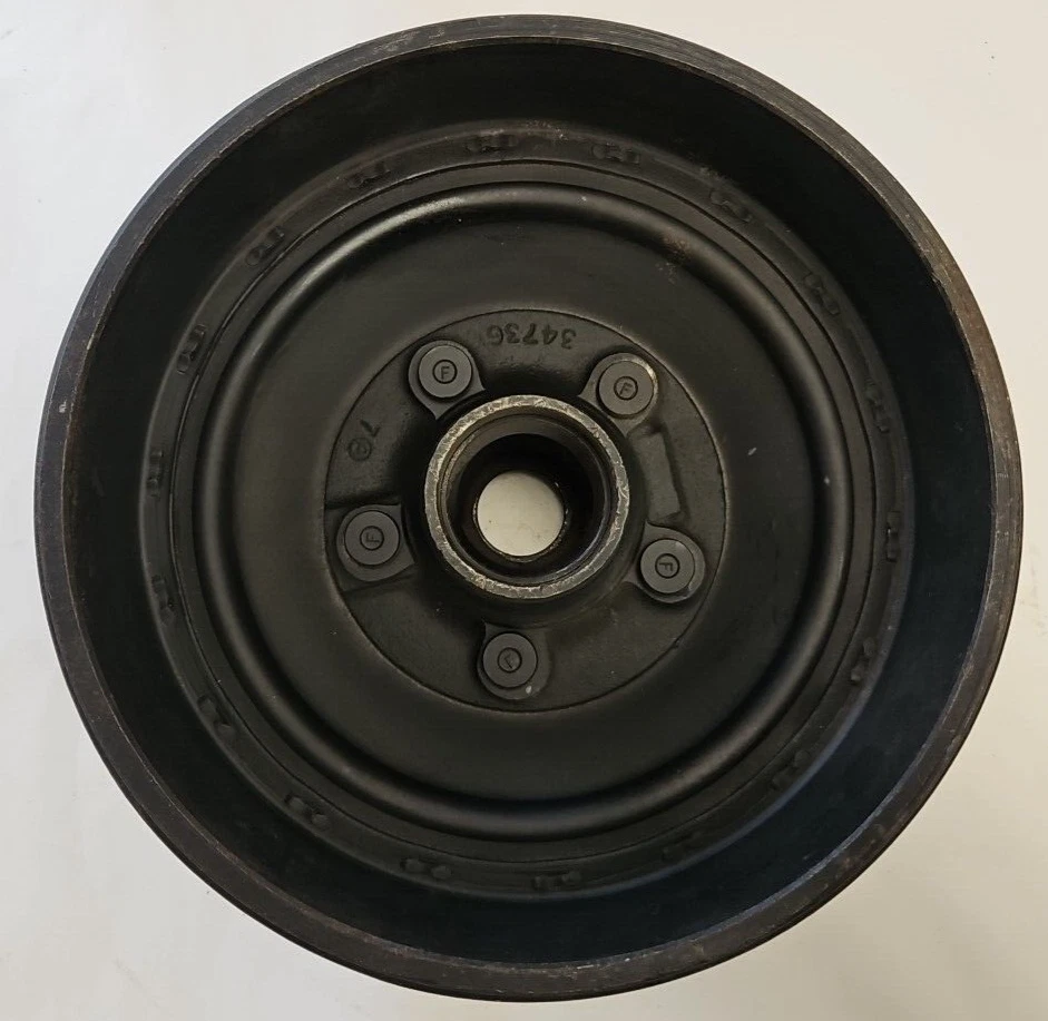 Buje y tambor de freno delantero izquierdo del lado del conductor Dodge Plymouth 1960-1961 2200131 nuevo en stock Foto 3 de 4