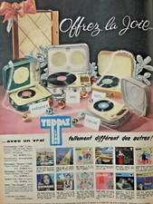 PUBLICITÉ PRESSE 1958 ELECTROPHONE TEPPAZ ECO OSCAR PRÉSENCE 336 OFFREZ LA JOIE