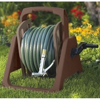 Hose Reel Garden Water Suncast Slide Trak Storage Holder Wall 100ft Hose Reel Garden Water Suncast Slide Trak Storage Holder Wall 100ft