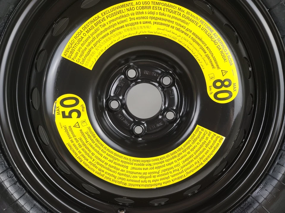 Spare Tire 18" Fits: 2009-2017 Audi Q5 Compact Donut.. Foto 2 de 4