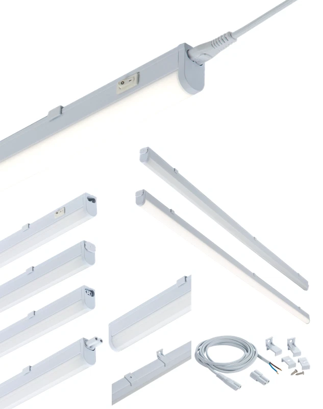 COCINA DEBAJO ARMARIO LED TIRA LUCES ENLAZABLES BLANCO CÁLIDO FRÍO 3000K 4000K