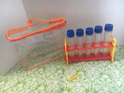 Empty Toy Test Tubes In Vinyl Bag
