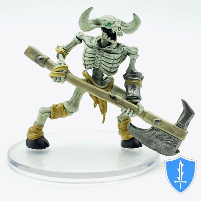 Minotaur Skeleton (axe) - Waterdeep Dungeon of the Mad Mage #32A D&D Miniature