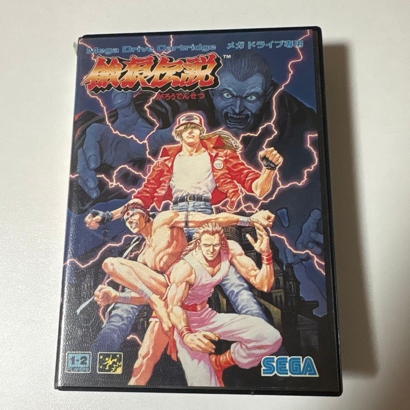 Garou Densetsu Fatal Fury Mega Drive MD SEGA G-4100 1993 w/ Box Manual Used