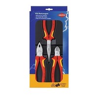 Knipex Zangensatz Elektro-Paket Inh.3Tlg.Vde Verchr.Kunststofftiefziehteil