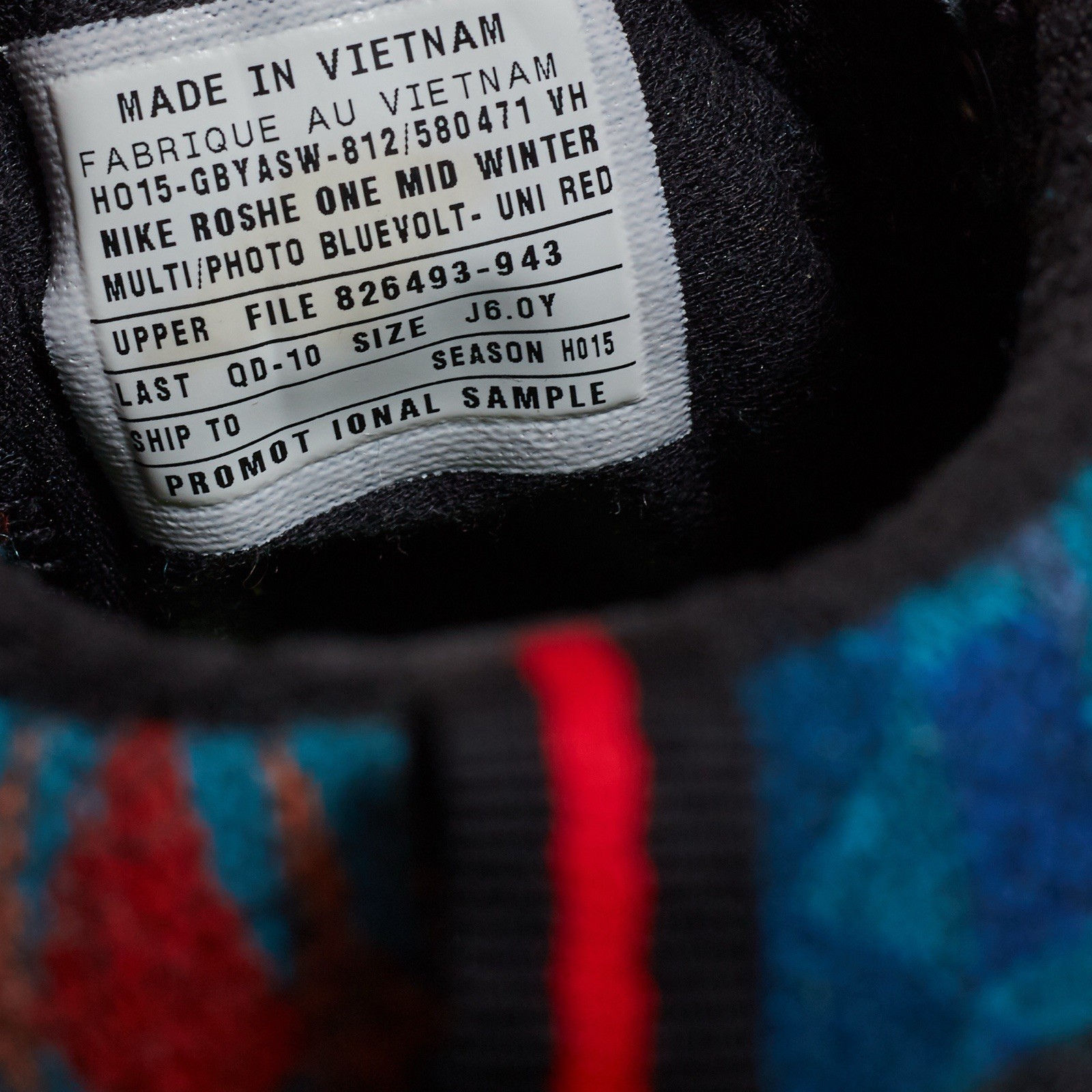 Nike x Pendleton Roshe One Mid SAMPLE ‘Multicolor… - image 13