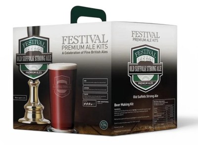 Festival Premium Ale Old Suffolk Strong Ale Bier Set 40 Pints Homebrew Brewing